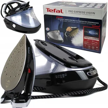 Žehlička Parní generátor žehlicí stanice TEFAL Vision ŽEHLIČKA S PARNÍM GENERÁTOREM 9 bar 3000 W 180 g/min VÝKON