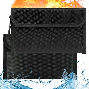 OHNIVZDORNÁ TAŠKA NA DOKUMENTY A PENÍZE 20x13cm 2 ks