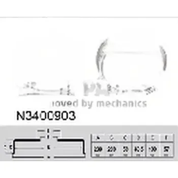 Brzdový buben Nipparts N3400903 Brzdový buben