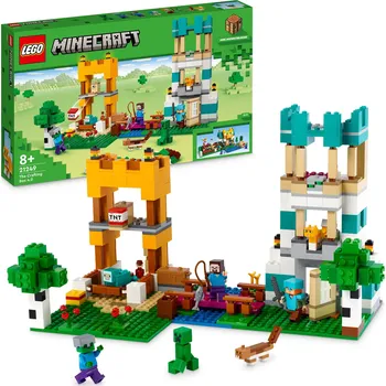 Stavebnice LEGO Lego Minecraft Kreativní dílna 4.0, 605 dílků, Věk 8+