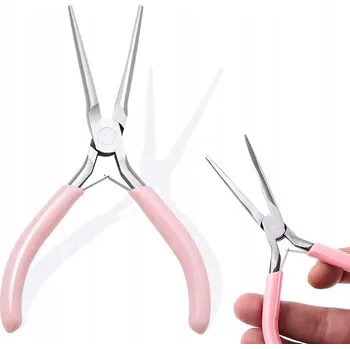 Kleště na nehty Krimpovací kleště na nehty / tunelové nehty - kovové, zahnuté (typ C)