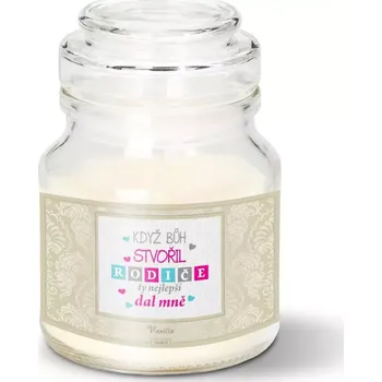 Svíčka Sablio Svíčka Když Bůh stvořil rodiče - 120 g