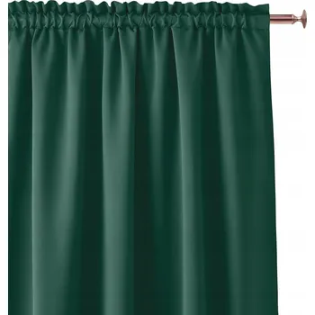 Obraz ZÁVĚS AURA JEDNOBAREVNÁ 180x250 ŘASÍCÍ PÁSKA C ZELENÁ