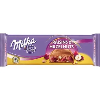 Cukrovinka Milka Raisins Hazelnuts 270 g