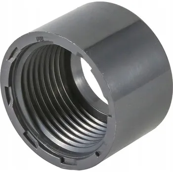 Vodovodní potrubí PVC tvarovka - přechodka malá, prstýnek/kroužek se závitem 25 mm x 1/2“