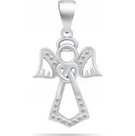 Brilio Silver Módní stříbrný přívěsek anděl PENT113