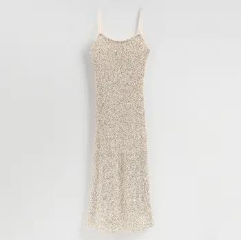 Dámské šaty Reserved - Flitrové šaty - stříbrná - 206IT-SLV - 206IT-SLV-S