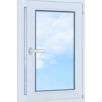 Okno Plastové okno Lorac bílé 600x900 mm pravé otevíravě-sklopné