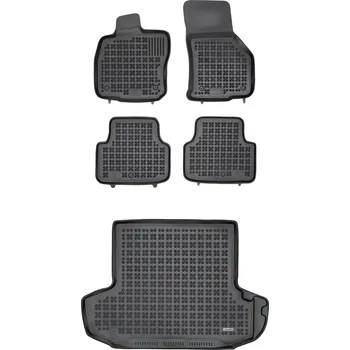 autokoberec Gumová sada autokoberců a rohože do kufru Škoda Octavia III 2013-2019 Kombi horní provedení