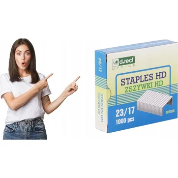 Spona do sešívačky Sponky D.RECT 23/17 [1000 ks]