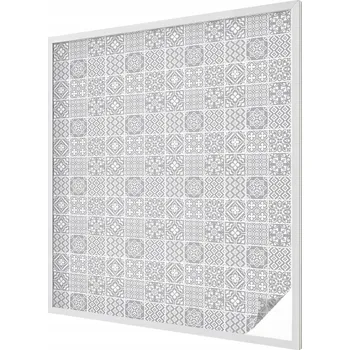 Okenní dekorace Fólie Dekorativní Mléčná na Skla Oken Výloh Geometrická elegance 100x116 cm