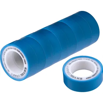 Izolační páska EXTOL CRAFT pásky těsnící teflonové, sada 10ks, 12mm x 10m