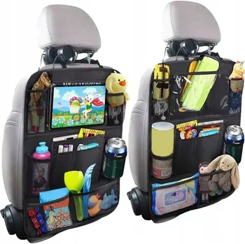 autokoberec 2× organizer na zadní sedadlo auta, voděodolný, taška s kapsami