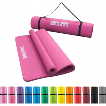 podložka na cvičení Podložka na cvičení Gorilla Sports 190 cm x 100 cm růžová