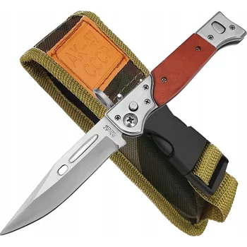 kapesní nůž VELKÝ BODÁK NŮŽ VYSTŘELOVACÍ AK47 AUTOMATICKÝ 27 cm