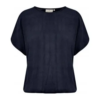 Dámská košile KAFFE halenka s krátkým rukávem střih klasická velikost 38