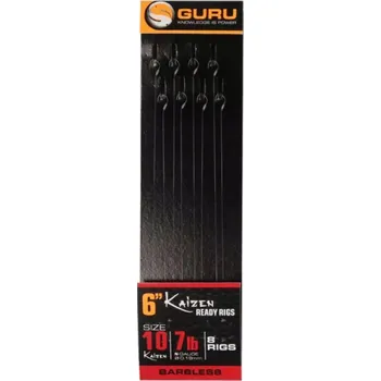 Vrták Návazce Kaizen Pole Rigs 15 cm 0,19 mm Háček vel. 10 Guru