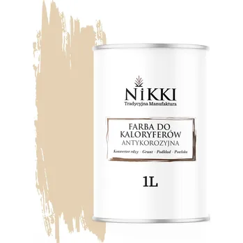 barva na kov Barva pro radiátory Antikorozní Odolná 1L Mat krémově béžová 3v1