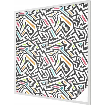 Okenní dekorace Fólie Dekorativní Mléčná na Skla Okna Výlohy Abstraktní geometrie 100x116