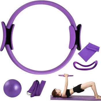 OBRUČ NA JÓGU PILATES CVIČENÍ FYZIO PRSTENEC RING KOLEČKO FITNESS KOLO 5KS