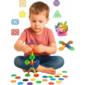 ostatní stavebnice Stavebnice Kreativní sada 3D Barevné stavebnice 9944