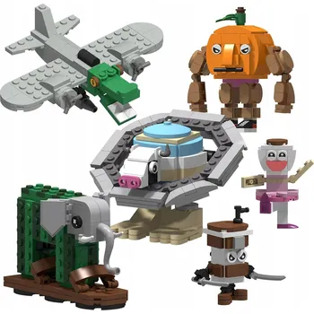 ostatní stavebnice Stavebnice figurek Brain Rot Tung Tung Tung Sahur sada 6 kusů 608 dílů