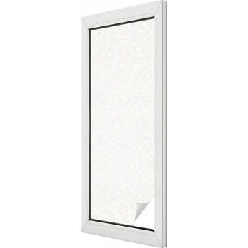 Okenní dekorace Fólie Okenní dýha Samolepicí Mléčná vitráž Květinový vzor 50x146