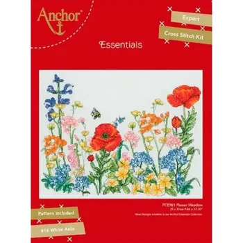 Vyšívací vzor Sada na vyšívání Luční kvítí (Vyšívání Flower Meadow)