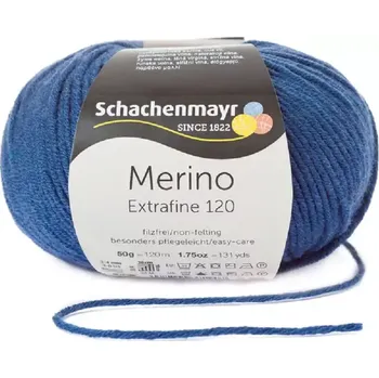 Příze Schachenmayr Merino extrafine 120 Tmavě modrá 155 (Příze Merino extrafine 120 Tmavě modrá 155)