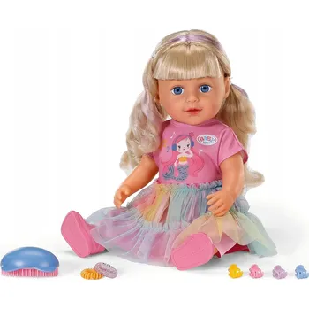 Panenka Zapf Creation Baby Born panenka Carla 43 cm Sestřička sada s vlasovými doplňky