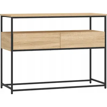 Konferenční stolek Konzolový stolek, dub sonoma, 100x40x75 cm