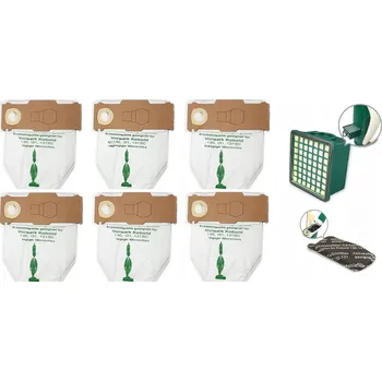 Sáček do vysavače Syntetický sáček do vysavače Vorwerk Kobold VK130 a VK131, 6 ks