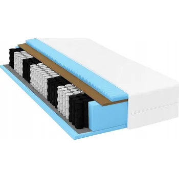 Matrace Matrace 90x200 MASÁŽNÍ taštičková středně tvrdý kokos 7 zón 24 cm H3