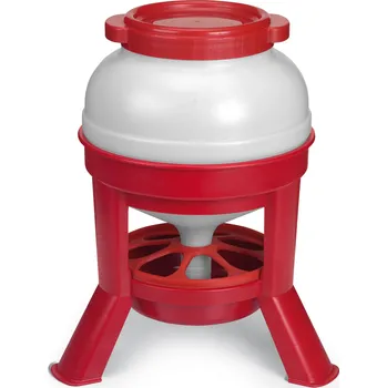 krmítko pro hospodářská zvířata BRAVSON GROUP s.r.o. Tubusové krmítko pro slepice, drůbež plastové GAUN 11260-20 l