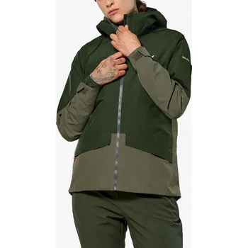 Dámská bunda Salewa Puez Gtx 2L Epe Jacket - tmavě olivová, velikost 34 (XS)