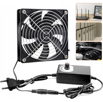 PC ventilátor VENTILÁTOR DO POČÍTAČE S REGULACÍ OTÁČEK 12V EFEKTIVNÍ CHLAZENÍ 120MM
