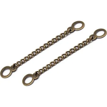 Galanterie Kovový řetízek / poutko na bundy a kabáty