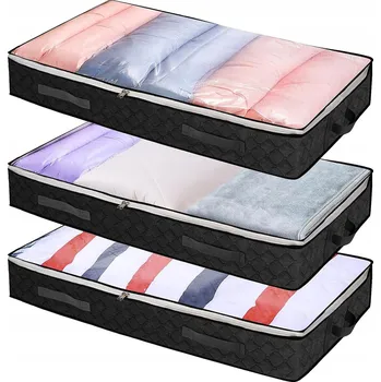 Úložný box X3 ÚLOŽNÝ BOX NA OBLEČENÍ, DEKY, ORGANIZÉR DO SKŘÍNĚ 100L