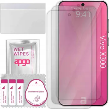 Pouzdro na mobilní telefon 3x Fólie ochranná pro Vivo X300