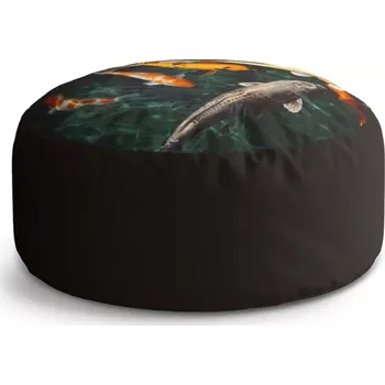 Taburet Sablio Taburet Circle Ryby: 38x48 cm