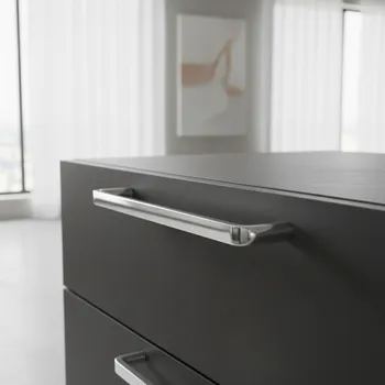 Nábytkové kování Interex design Úchytka BRISA / Lesklý chrom 256 mm