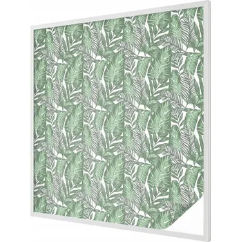 Okenní dekorace Dekorativní okenní fólie vitrážová mléčná Zelená harmonie 100x100 cm