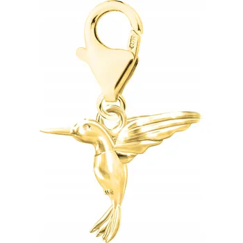 Přívěsek Zlatý přívěsek Kolibřík stříbro 925 pro Pandora