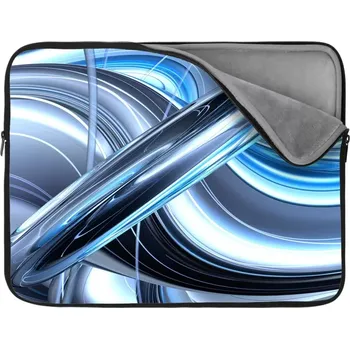 pouzdro na notebook Sablio Obal na notebook Modrá abstrakce - 15,6"