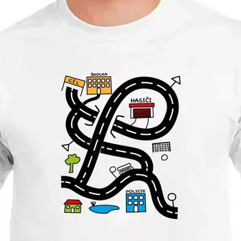 Tričko pro (nejen) unavené tatínky, autodráha XL