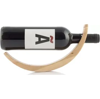 Stojan na víno Dřevěný stojan na víno ve tvaru kolébky Woolance - InnovaGoods