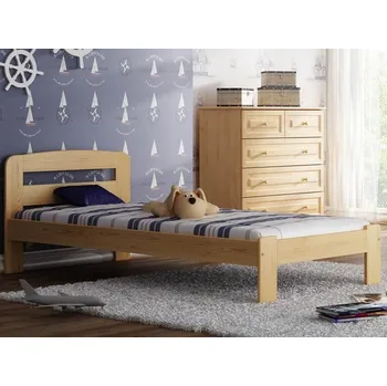 Postel Masivní borovicová postel Sára 90 x 200 cm