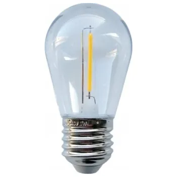 Žárovka ŽÁROVKA FILAMENT GOLF BALL G45 E27 0,3W 2700K