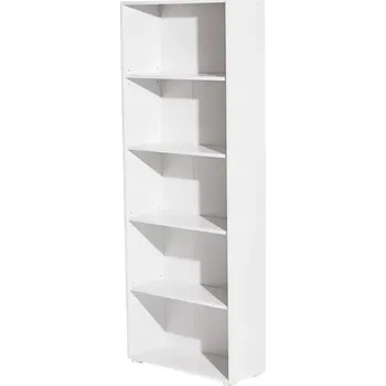 Knihovna Regál IDEA nábytek 63 cm x 171 cm x 25 cm bílý