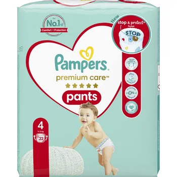 Plenkové kalhoty Plenkové Kalhotky Pampers Premium Care Velikost 4, 22 ks